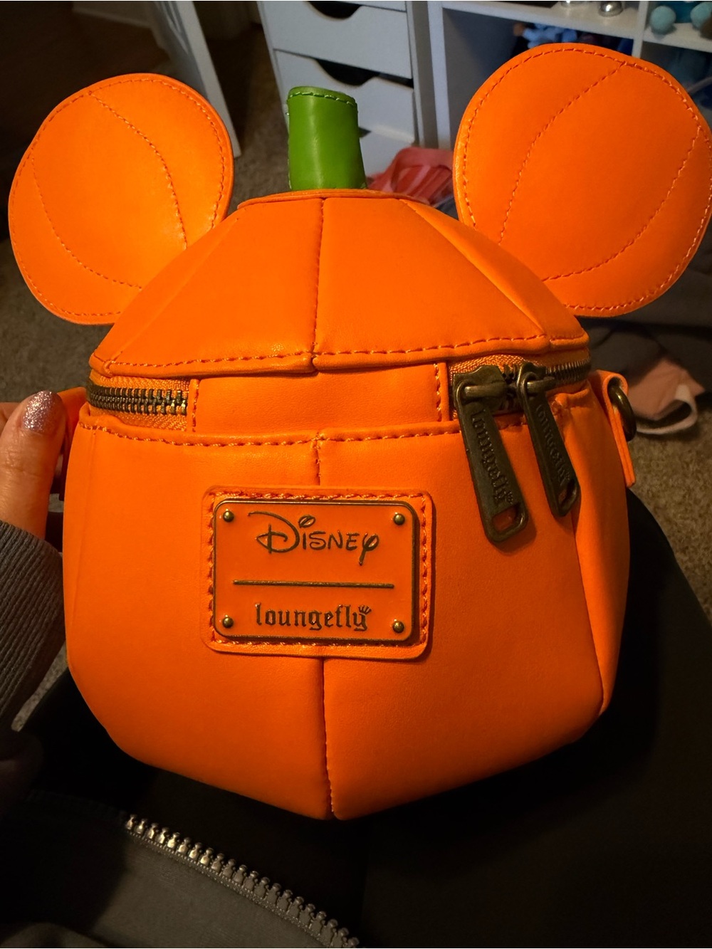 Disney Loungefly Halloween Mickey Pumpkin bag - Picture 2 of 7
